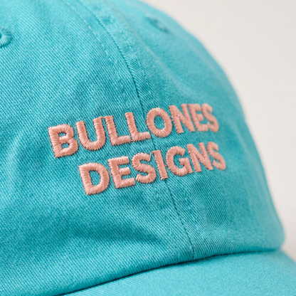 Gorra Vintage Bullones Designs | Efecto Lavado Premium Bordada