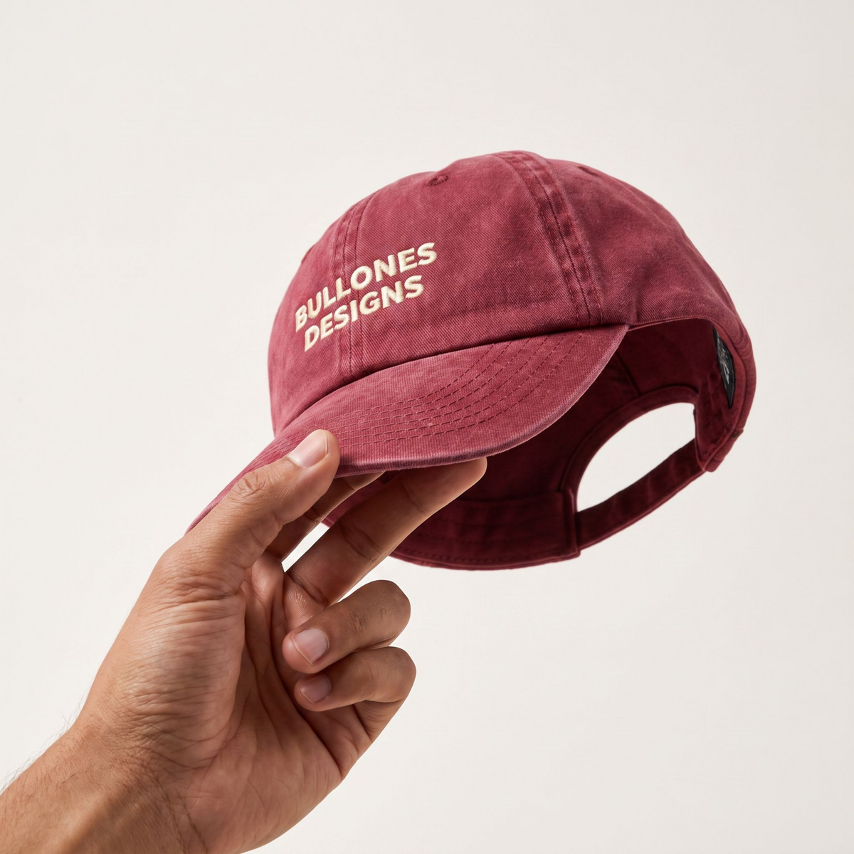 Gorra Vintage Bullones Designs | Efecto Lavado Premium Bordada